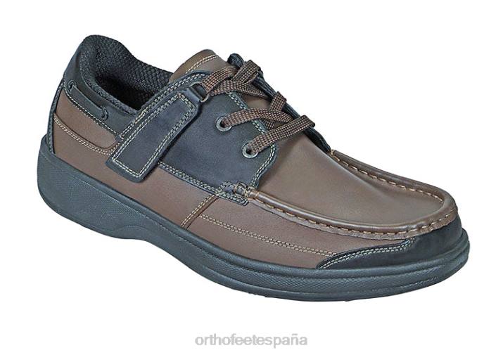 baton_rouge_sin_corbata_hombres_orthofeet_00dt167_marron_zapatos_casuales.jpg baton rouge sin corbata hombres Orthofeet 00DT167 marrón zapatos casuales - Image 1