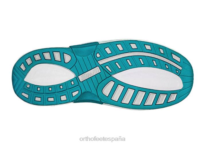 brío sin corbata mujer Orthofeet 00DT63 turquesa zapatillas - Image 6