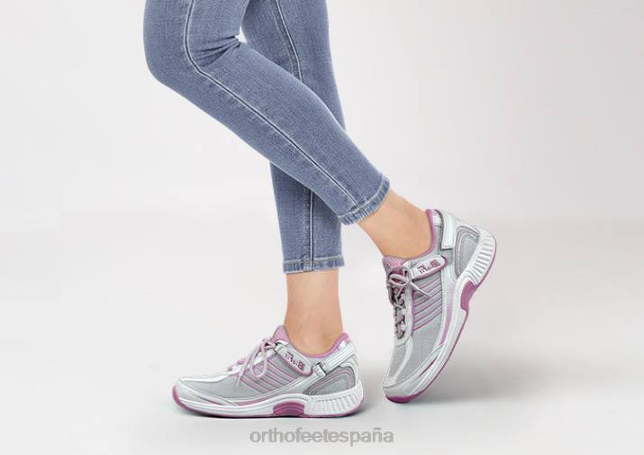 brío sin corbata mujer Orthofeet 00DT64 fucsia zapatillas - Image 2