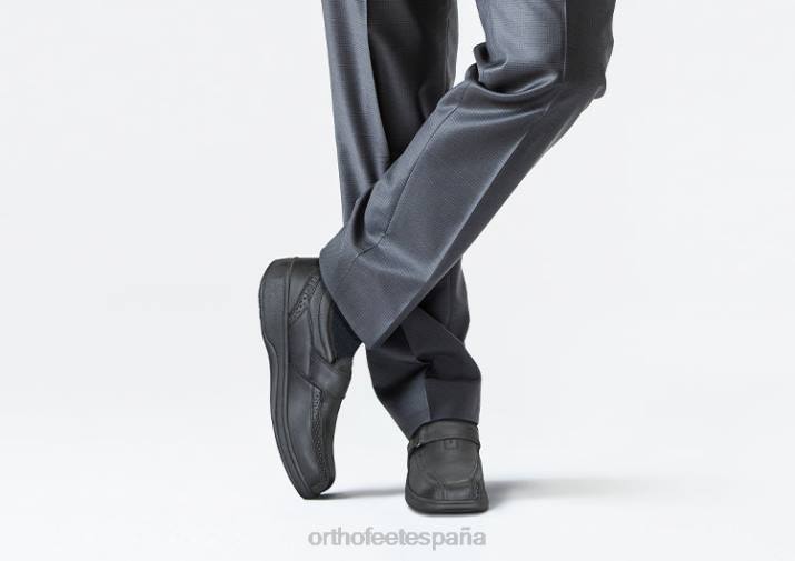 centro de lincoln hombres Orthofeet 00DT173 negro Zapatos de vestir - Image 2