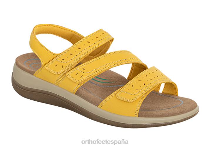 correa_bidireccional_naxos_mujer_orthofeet_00dt13_amarillo_sandalias.jpg correa bidireccional naxos mujer Orthofeet 00DT13 amarillo sandalias - Image 1
