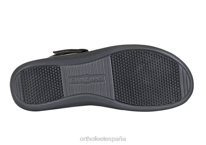 correa bidireccional naxos mujer Orthofeet 00DT15 negro sandalias - Image 4
