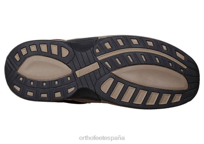 correa de talón de agua clara hombres Orthofeet 00DT125 marrón sandalias - Image 5