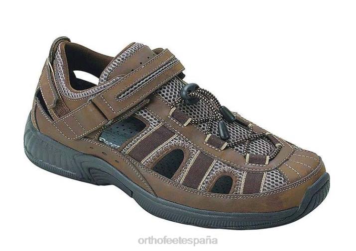 correa_de_talon_de_agua_clara_hombres_orthofeet_00dt125_marron_sandalias.jpg correa de talón de agua clara hombres Orthofeet 00DT125 marrón sandalias - Image 1