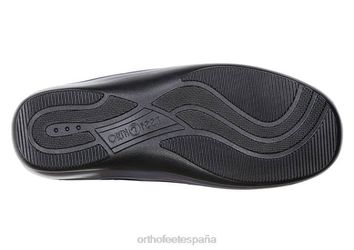 correa de talón sanibel mujer Orthofeet 00DT107 negro zapatos casuales - Image 5
