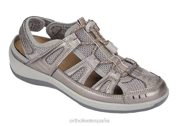 correa_de_talon_verona_mujer_orthofeet_00dt36_estano_sandalias.jpg correa de talón verona mujer Orthofeet 00DT36 estaño sandalias - Image 1