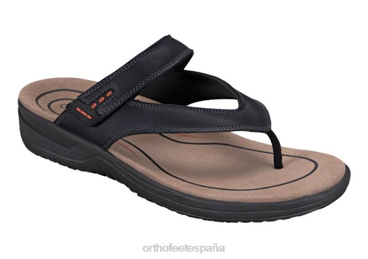 eldorado_hombres_orthofeet_00dt121_negro_sandalias.jpg eldorado hombres Orthofeet 00DT121 negro sandalias - Image 1