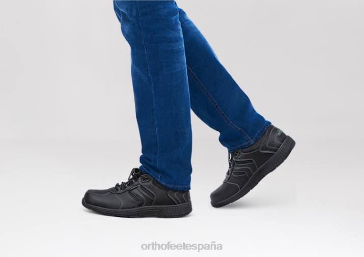 empalizadas del pacífico a prueba de agua hombres Orthofeet 00DT140 negro zapatillas - Image 2