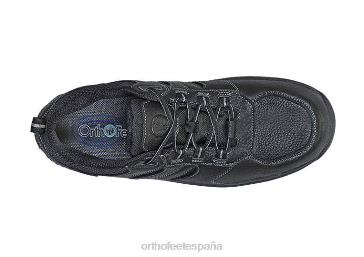 empalizadas del pacífico a prueba de agua hombres Orthofeet 00DT140 negro zapatillas - Image 6