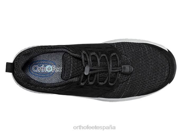 francis sin corbata mujer Orthofeet 00DT55 negro zapatillas - Image 5