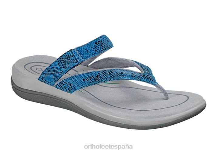 gaya_mujer_orthofeet_00dt26_azul_sandalias.jpg gayá mujer Orthofeet 00DT26 azul sandalias - Image 1