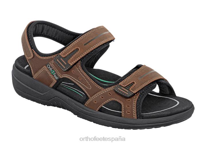 geminis_hombres_orthofeet_00dt119_marron_sandalias.jpg Geminis hombres Orthofeet 00DT119 marrón sandalias - Image 1
