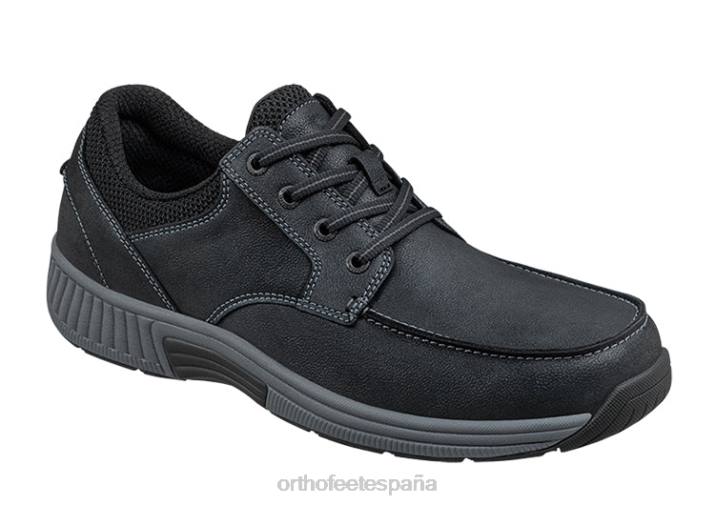 leon_hombres_orthofeet_00dt165_negro_zapatos_casuales.jpg León hombres Orthofeet 00DT165 negro zapatos casuales - Image 1
