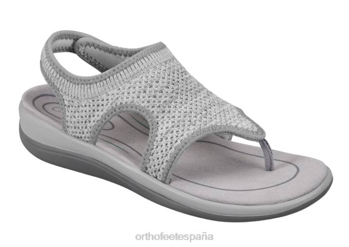 lira_mujer_orthofeet_00dt32_gris_sandalias.jpg Lira mujer Orthofeet 00DT32 gris sandalias - Image 1