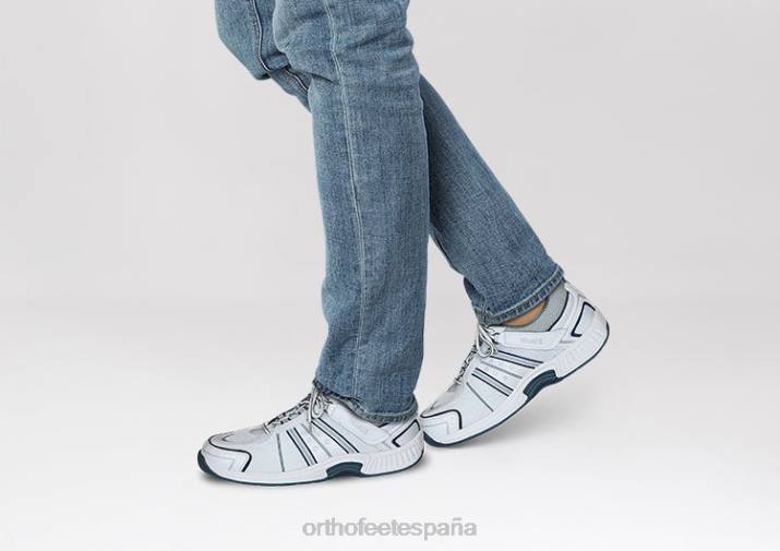 monterey bay sin corbata hombres Orthofeet 00DT142 blanco zapatillas - Image 2