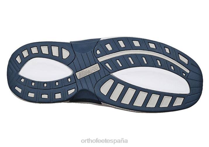 monterey bay sin corbata hombres Orthofeet 00DT142 blanco zapatillas - Image 5