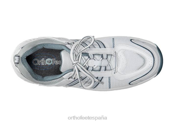 monterey bay sin corbata hombres Orthofeet 00DT142 blanco zapatillas - Image 6