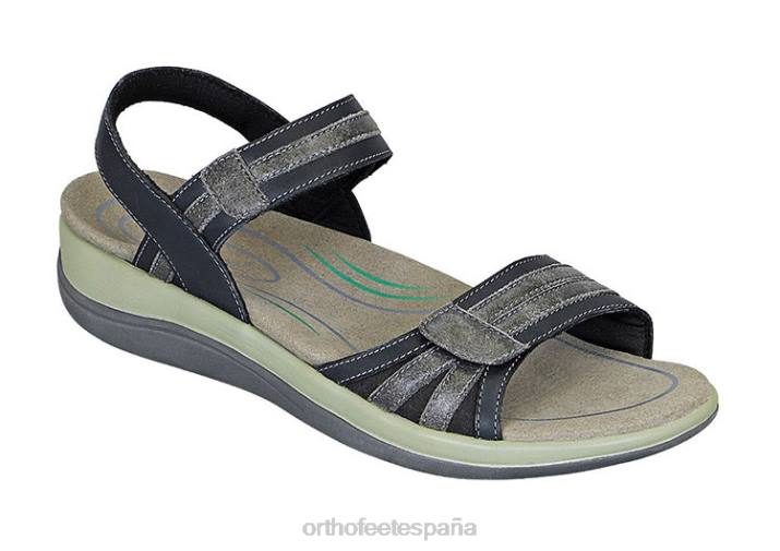 paloma_mujer_orthofeet_00dt12_negro_sandalias.jpg Paloma mujer Orthofeet 00DT12 negro sandalias - Image 1