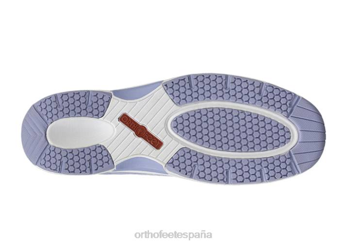 punto coralino elástico mujer Orthofeet 00DT45 lavanda zapatillas - Image 6