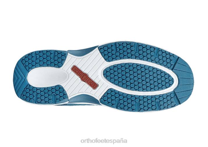 punto coralino elástico mujer Orthofeet 00DT46 azul zapatillas - Image 5