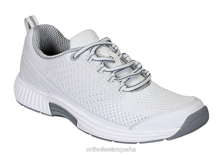 punto coralino elástico mujer Orthofeet 00DT53 blanco zapatillas - Image 1