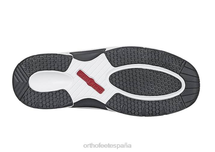 punto elástico de lava hombres Orthofeet 00DT130 gris oscuro zapatillas - Image 6