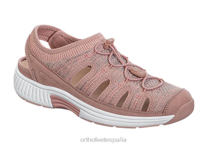 punto_elastico_laguna_mujer_orthofeet_00dt40_durazno_sandalias.jpg punto elástico laguna mujer Orthofeet 00DT40 durazno sandalias - Image 1