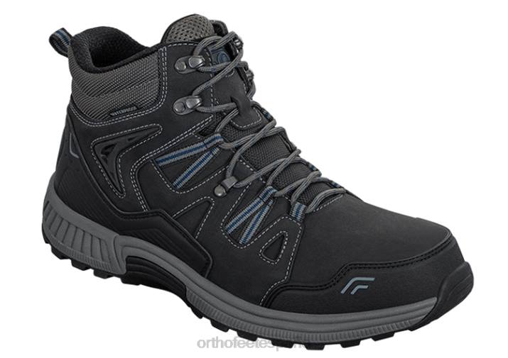 ridgewood_hombres_orthofeet_00dt149_negro_zapatos_de_senderismo.jpg ridgewood hombres Orthofeet 00DT149 negro zapatos de senderismo - Image 1