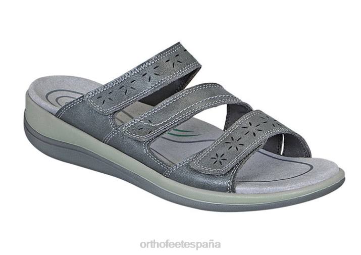 sahara_mujer_orthofeet_00dt21_gris_sandalias.jpg Sáhara mujer Orthofeet 00DT21 gris sandalias - Image 1