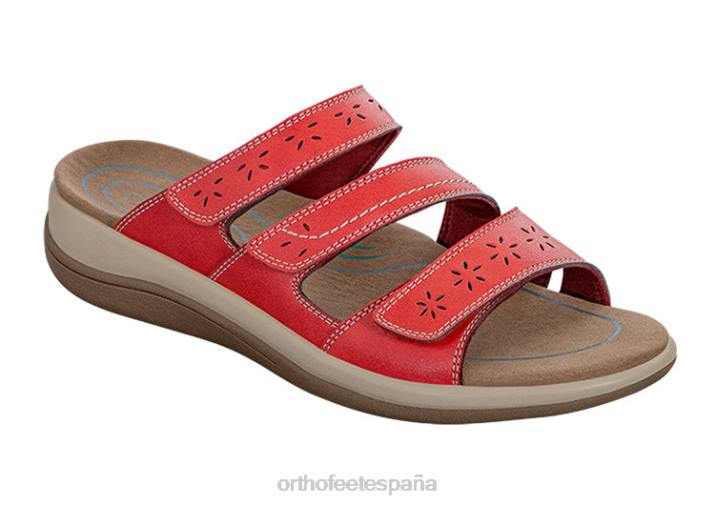 sahara_mujer_orthofeet_00dt23_rojo_sandalias.jpg Sáhara mujer Orthofeet 00DT23 rojo sandalias - Image 1