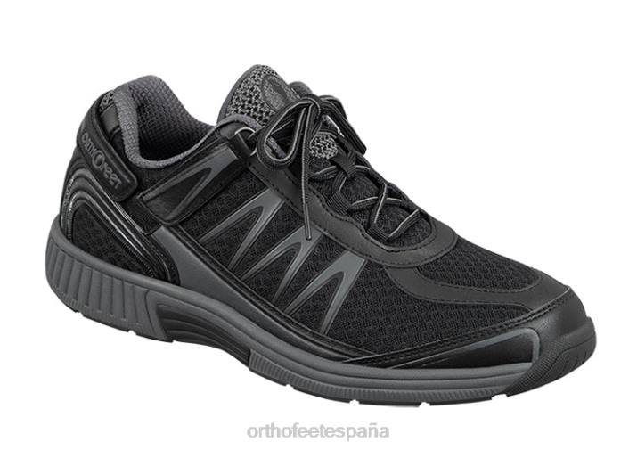 sprint_sin_corbata_hombres_orthofeet_00dt135_negro_zapatillas.jpg sprint sin corbata hombres Orthofeet 00DT135 negro zapatillas - Image 1