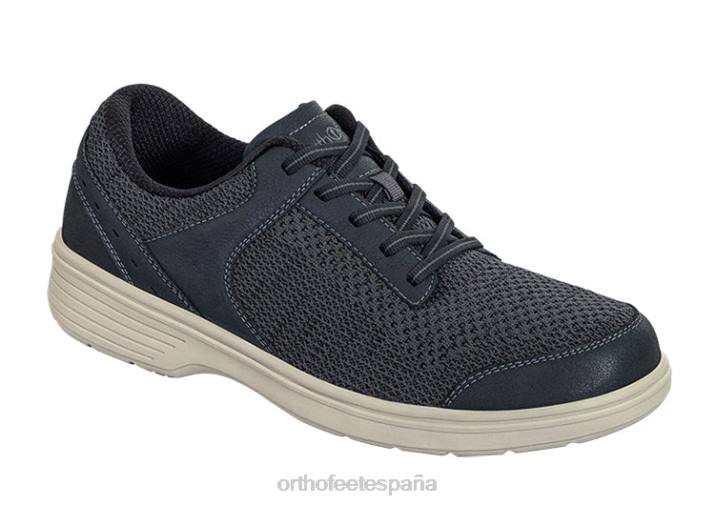 tabor_hombres_orthofeet_00dt163_carbon_zapatos_casuales.jpg tabor hombres Orthofeet 00DT163 carbón zapatos casuales - Image 1
