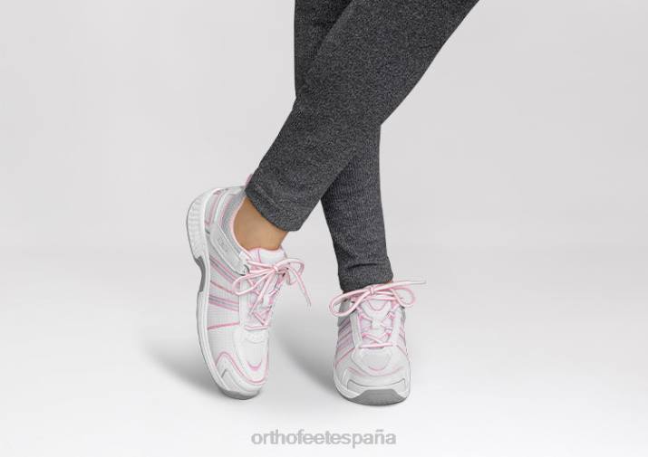 tahoe sin corbata mujer Orthofeet 00DT65 rosa zapatillas - Image 2