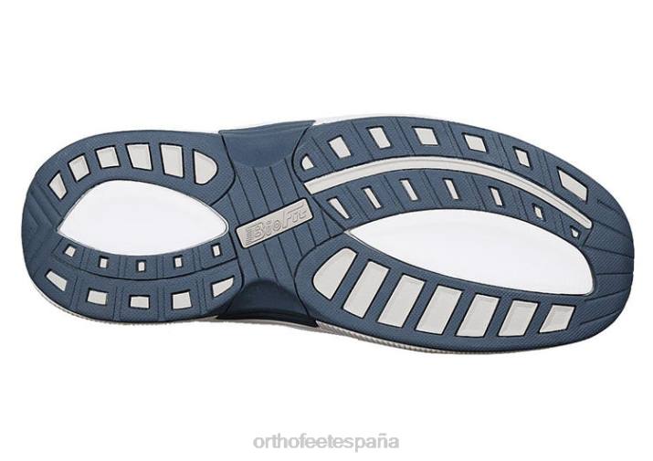 tahoe sin corbata mujer Orthofeet 00DT67 azul zapatillas - Image 5
