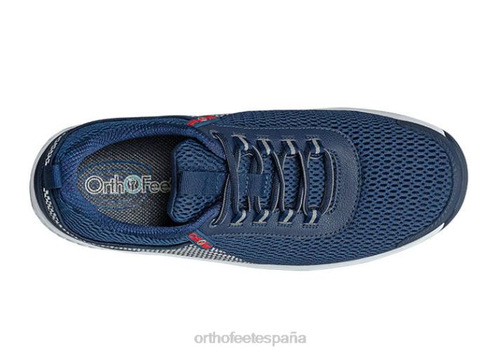 tramo de agua de borde hombres Orthofeet 00DT133 azul zapatillas - Image 5