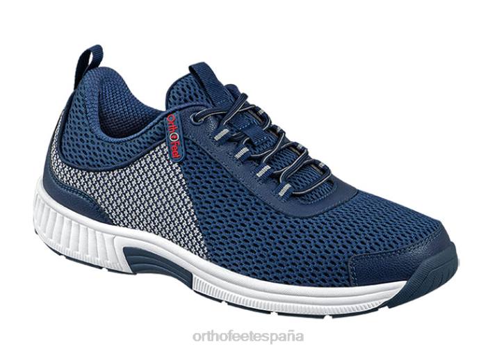 tramo de agua de borde hombres Orthofeet 00DT133 azul zapatillas - Image 1