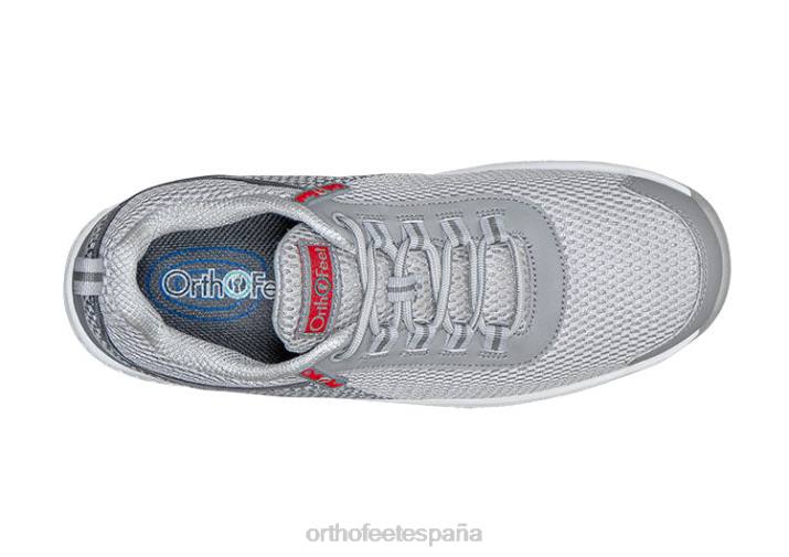 tramo de agua de borde hombres Orthofeet 00DT134 gris zapatillas - Image 5