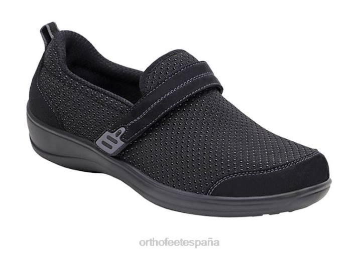 tramo_de_quincy_mujer_orthofeet_00dt104_negro_zapatos_casuales.jpg tramo de quincy mujer Orthofeet 00DT104 negro zapatos casuales - Image 1