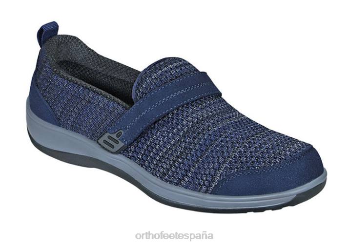 tramo_de_quincy_mujer_orthofeet_00dt105_azul_zapatos_casuales.jpg tramo de quincy mujer Orthofeet 00DT105 azul zapatos casuales - Image 1