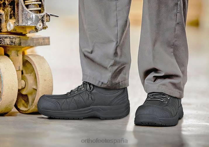 zapatos de trabajo de dolomita hombres Orthofeet 00DT160 negro zapatos de trabajo - Image 2