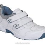 álamo hombres Orthofeet 00DT144 blanco zapatillas