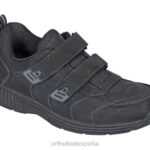 álamo hombres Orthofeet 00DT145 negro zapatillas