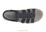 amalfi mujer Orthofeet 00DT10 negro sandalias - Image 3
