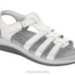 amalfi mujer Orthofeet 00DT8 serpiente blanca sandalias