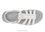 amalfi mujer Orthofeet 00DT8 serpiente blanca sandalias - Image 3