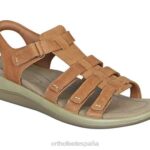 amalfi mujer Orthofeet 00DT9 camello sandalias