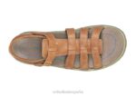 amalfi mujer Orthofeet 00DT9 camello sandalias - Image 3