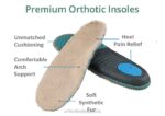 asheville hombres Orthofeet 00DT179 marrón zapatillas - Image 3