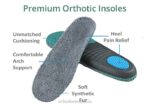 asheville hombres Orthofeet 00DT180 negro zapatillas - Image 3