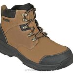botas de trabajo de granito hombres Orthofeet 00DT159 camello botas de trabajo